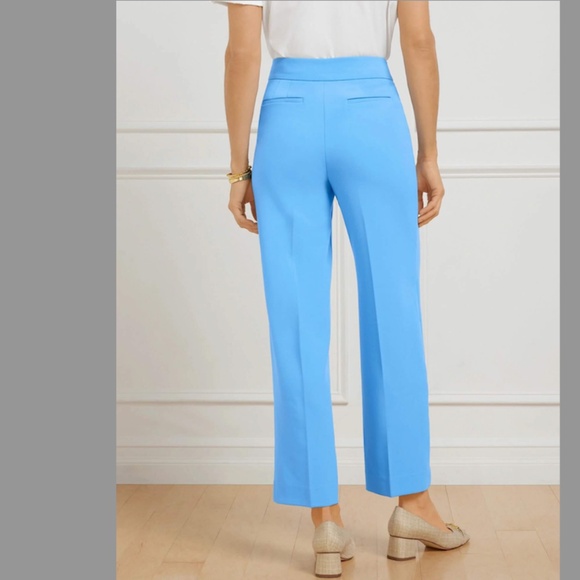 Talbots TAILORED STRETCH SLIM WIDE ANKLE PANTS - Size 2P - Picture 3 of 3